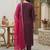 Women Ethnic Motifs Printed Regular Liva Kurta with Trousers & With Dupatta