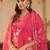 Women Floral Embroidered Regular Thread Work Kurta with Trousers & With Dupatta
