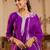 Women Ethnic Motifs Embroidered Regular Thread Work Liva Kurta with Trousers & With Dupatta