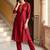 Women Ethnic Motifs Embroidered Regular Thread Work Kurta with Trousers