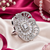 Diamond aura ad statement adjustable ring