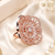 Rose Royale Crystal Bloom Adjustable Ring