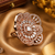 Rose Royale Crystal Bloom Adjustable Ring