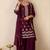 Women Ethnic Motifs Embroidered Regular Thread Work Kurta with Sharara & With Dupatta