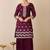 Women Ethnic Motifs Embroidered Regular Thread Work Kurta with Sharara & With Dupatta