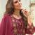 Women Floral Embroidered Regular Thread Work Kurta with Trousers & With Dupatta