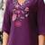 Women Floral Embroidered Regular Thread Work Liva Kurta with Trousers & With Dupatta