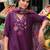 Women Floral Embroidered Regular Thread Work Liva Kurta with Trousers & With Dupatta