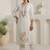 Women Floral Embroidered Regular Thread Work Kurta with Trousers & With Dupatta