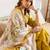 Women Floral Embroidered Regular Thread Work Kurta with Trousers & With Dupatta