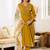 Women Floral Embroidered Regular Thread Work Kurta with Trousers & With Dupatta