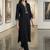 Women Striped Regular Thread Work Kurta with Trousers