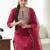 Ethnic Motifs Embroidered Regular Thread Work Kurta with Trousers & With Dupatta