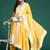 Women Ethnic Motifs Embroidered Regular Thread Work Chanderi Silk Kurta with Trousers & With Dupatta
