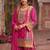 Women Ethnic Motifs Embroidered Regular Kurta with Sharara & With Dupatta