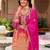 Women Ethnic Motifs Embroidered Regular Kurta with Sharara & With Dupatta