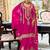 Women Ethnic Motifs Embroidered Regular Kurta with Palazzos & With Dupatta