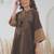 Women Embroidered Regular Thread Work Pure Cotton Kurta with Palazzos