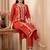 Women Ethnic Motifs Embroidered Regular Thread Work Kurta with Trousers