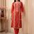 Women Ethnic Motifs Embroidered Regular Thread Work Kurta with Trousers