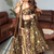 Women's Brown Silk Zari Embroidery Work Lehenga Choli