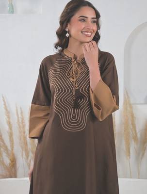 Women Ethnic Motifs Embroidered Regular Thread Work Pure Cotton Kurta with Trousers 3