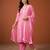 Thread Pure Cotton Straight Kurta Pant and Dupatta Set