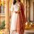 Women Floral Embroidered Regular Thread Work Kurta with Trousers & With Dupatta
