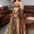Women's Brown Silk Zari Embroidery Work Lehenga Choli