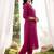Women Ethnic Motifs Regular Beads and Stones Kurta with Trousers