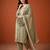 Thread Pure Cotton Straight Kurta Pant and Dupatta Set