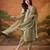 Thread Pure Cotton Straight Kurta Pant and Dupatta Set
