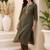 Women Ethnic Motifs Embroidered Regular Thread Work Kurta with Trousers
