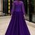 purple cotton embroidered stone work ghagra choli