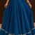 royal blue cotton plain mirror work ghagra choli