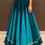 teal cotton plain sequins work ghagra choli