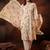 Floral Printed Pleated Thread Work Cotton Kurta with Trousers & With Dupatta