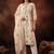 Floral Printed Pleated Thread Work Cotton Kurta with Trousers & With Dupatta