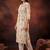 Floral Printed Pleated Thread Work Cotton Kurta with Trousers & With Dupatta