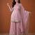 Embroidered Satin Straight Kurta Sharara and Dupatta Set