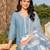 Women Floral Embroidered Regular Thread Work Kurta with Trousers & With Dupatta