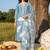 Women Floral Embroidered Regular Thread Work Kurta with Trousers & With Dupatta