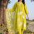 Women Floral Embroidered Regular Chikankari Kurta with Trousers & With Dupatta