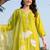 Women Floral Embroidered Regular Chikankari Kurta with Trousers & With Dupatta