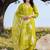 Women Floral Embroidered Regular Chikankari Kurta with Trousers & With Dupatta