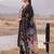 Women Floral Embroidered Regular Thread Work Kurta with Trousers & With Dupatta
