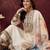 Women Floral Embroidered Regular Thread Work Kurta with Trousers & With Dupatta