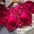 Pink navratri satin silk blend mirror work blouse