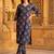 Women Floral Printed Regular Pure Cotton Kurta with Trousers