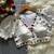 White navratri satin silk blend mirror work blouse